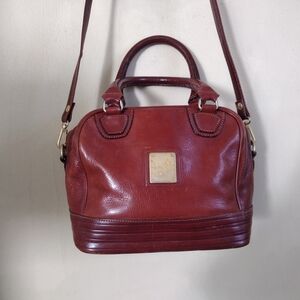 Made In Italy Brown Leather Handbag